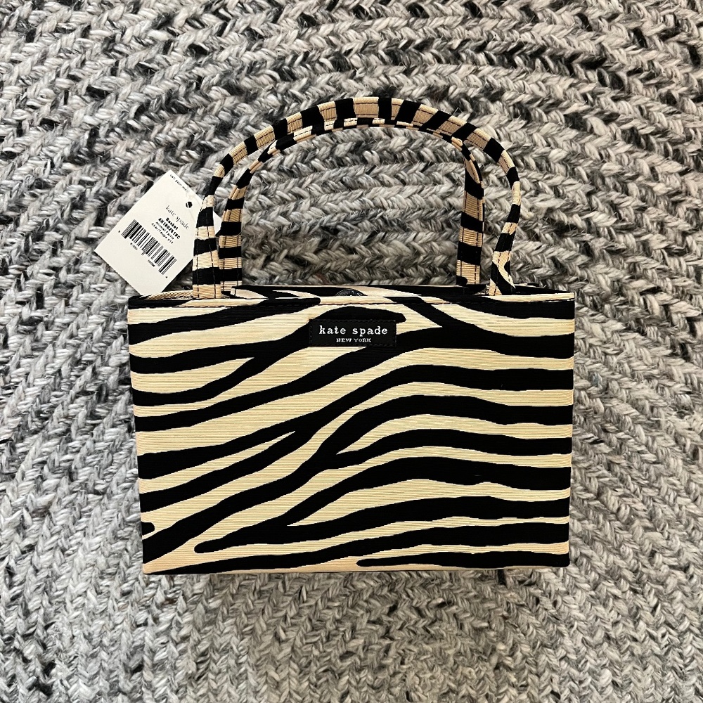 Kate Spade New York zebra print handbag